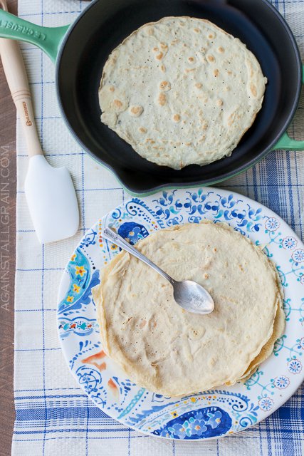 Grain-Free Paleo Crepes - from Against All Grain #paleo #glutenfree