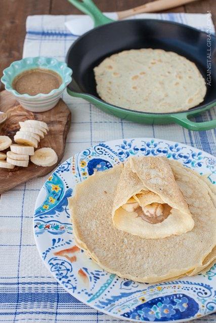 Grain-Free Paleo Crepes - from Against All Grain #Paleo #GlutenFree