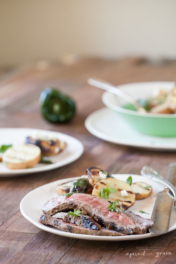 Balsamic Cilantro Flank Steak | Danielle Walker's Against all Grain