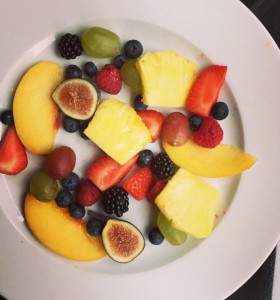 hotel fruit plate
