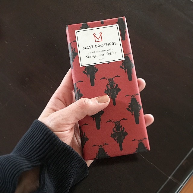 Couldn_t_resist_picking_up_a_little_treat_for_Ryan_when_I_saw_it_on_the_Whole_Foods_shelf._Two_of_his_favorite_things-_Stumptown_coffee_and_dark_chocolate_combined_into_one.__mastbrothers__stumptowncoffee__stumptown__mastbrothers