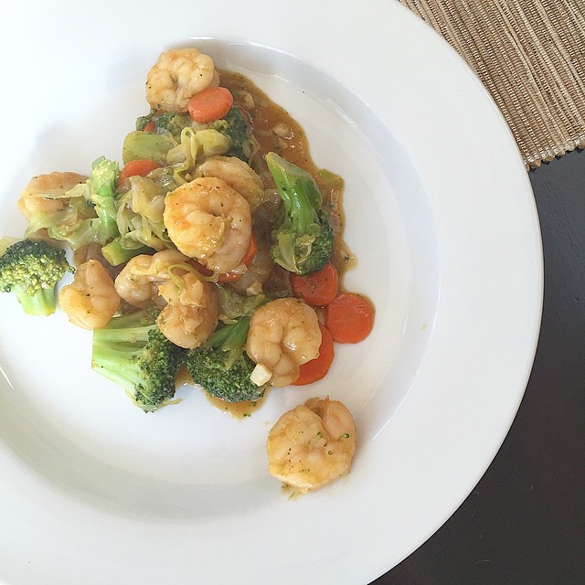 I_ran_out_of_time_to_make_what_was_supposed_to_be_for_dinner__so_thankfully_I_had_wild_shrimp_and_broccoli_in_the_freezer._This_is_the_sauce_from_the_Ginger_Chicken_and_Broccoli_in_Meals_Made_Simple.___mealsmadesimple__againstallgrain__paleo__grainfr
