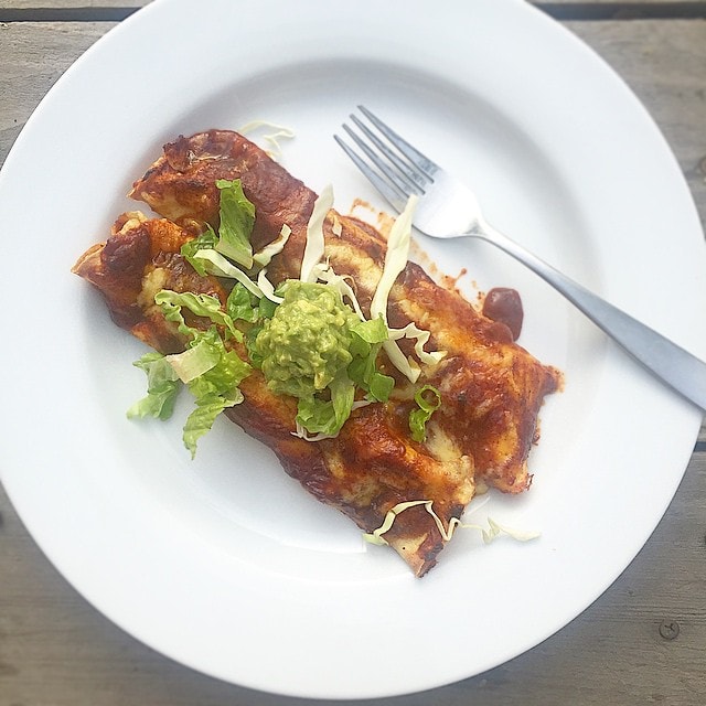 Yes__I_gave_in_to_my_Mexican_food_craving.__Wraps_and_leftover_Barbacoa_from_Meals_Made_Simple_with_grass-fed_cheddar__smothered_in_my_Paleo_enchilada_sauce__and_topped_with_lettuce__cabbage_and_guac._Sooo_good.___daniellescravings__againstallgrain__
