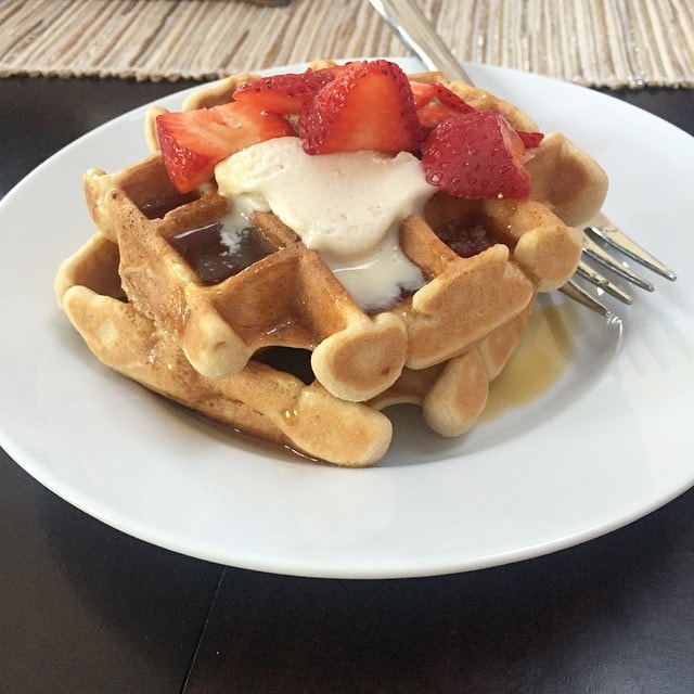 We_started_our_weekend_early_with_my_grain-free_waffles_made_in_the_blender_and_some_fresh_strawberries_and_dairy-free_whipped_cream.___againstallgrain__grainfree__paleo__glutenfree