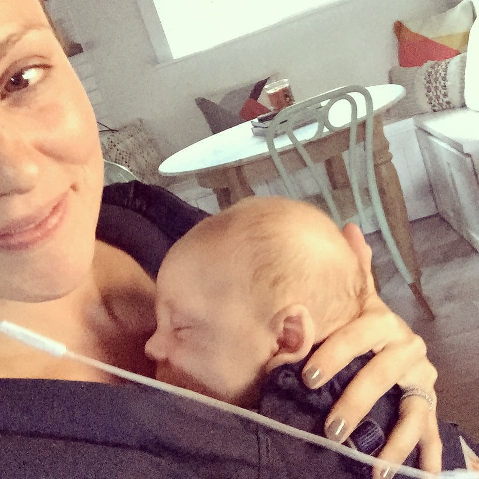 Recording_a_podcast_on_all_things_motherhood_and_paleo._He_was_cranky_in_the_beginning_but_a_little_bouncing_on_the_exercise_ball_and_he_s_out_____paleoparents__thepaleomom