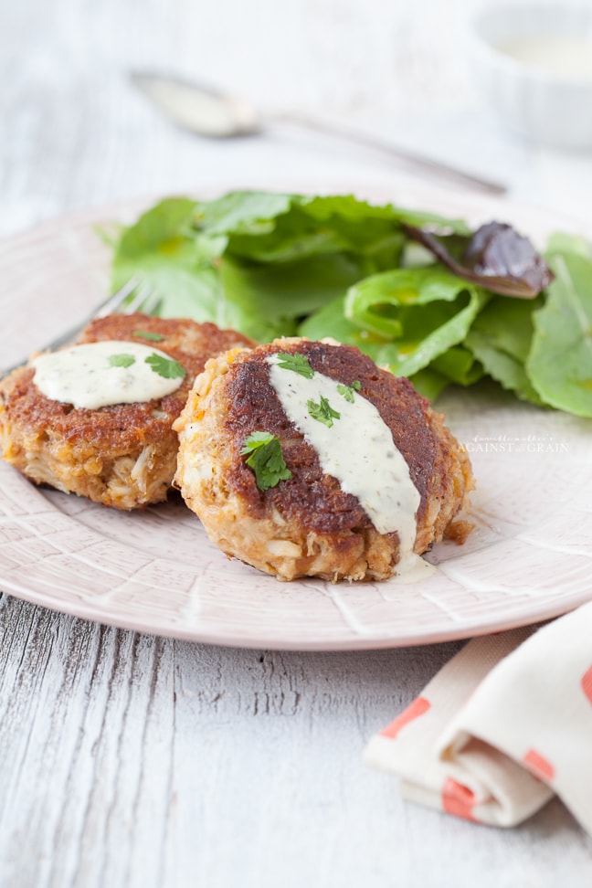 Paleo Crab Cake Recipe from Danielle Walker's Against all Grain