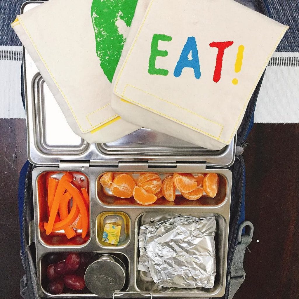 lunch box organic washable bags