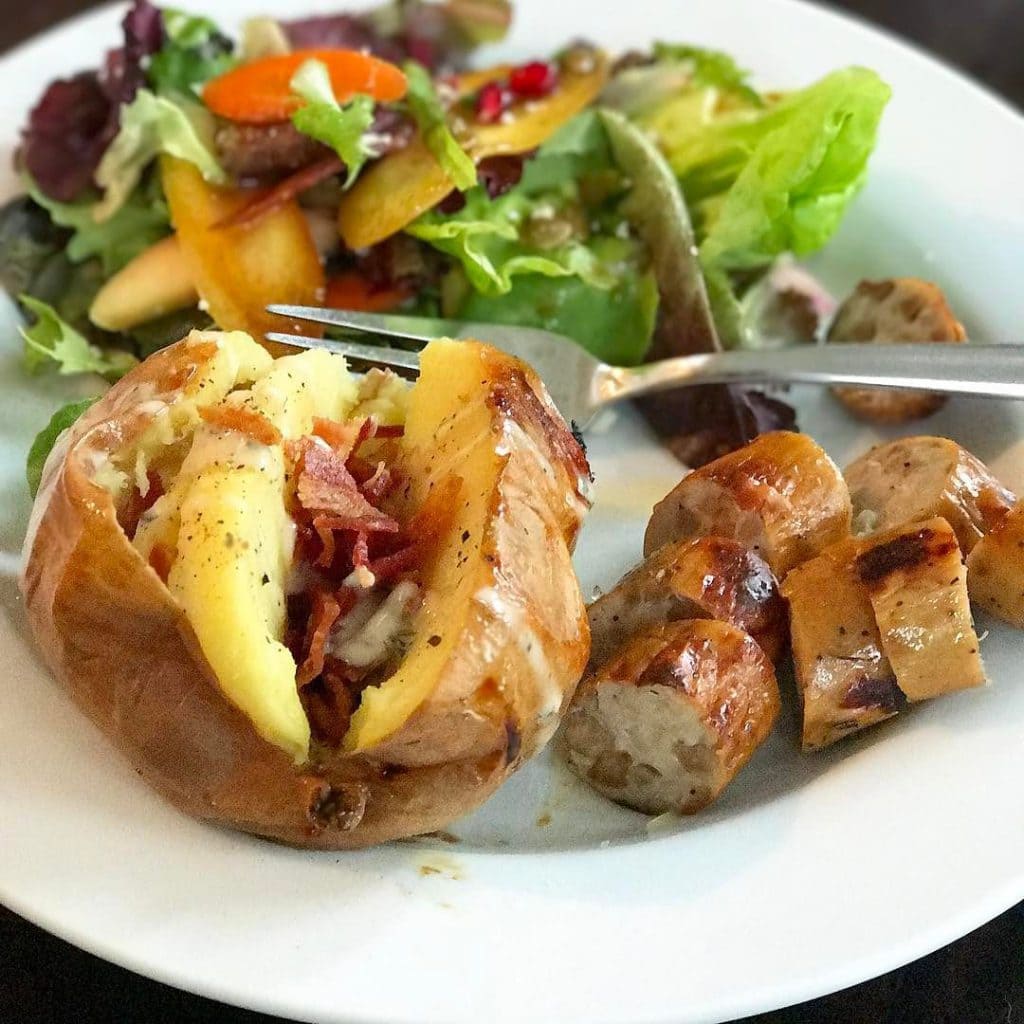 Sweet Potato and sausage