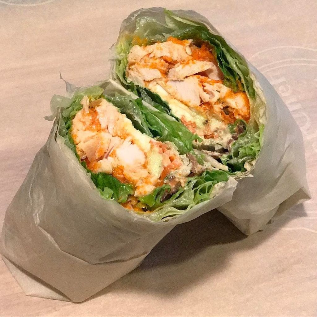 buffalo chicken wrap